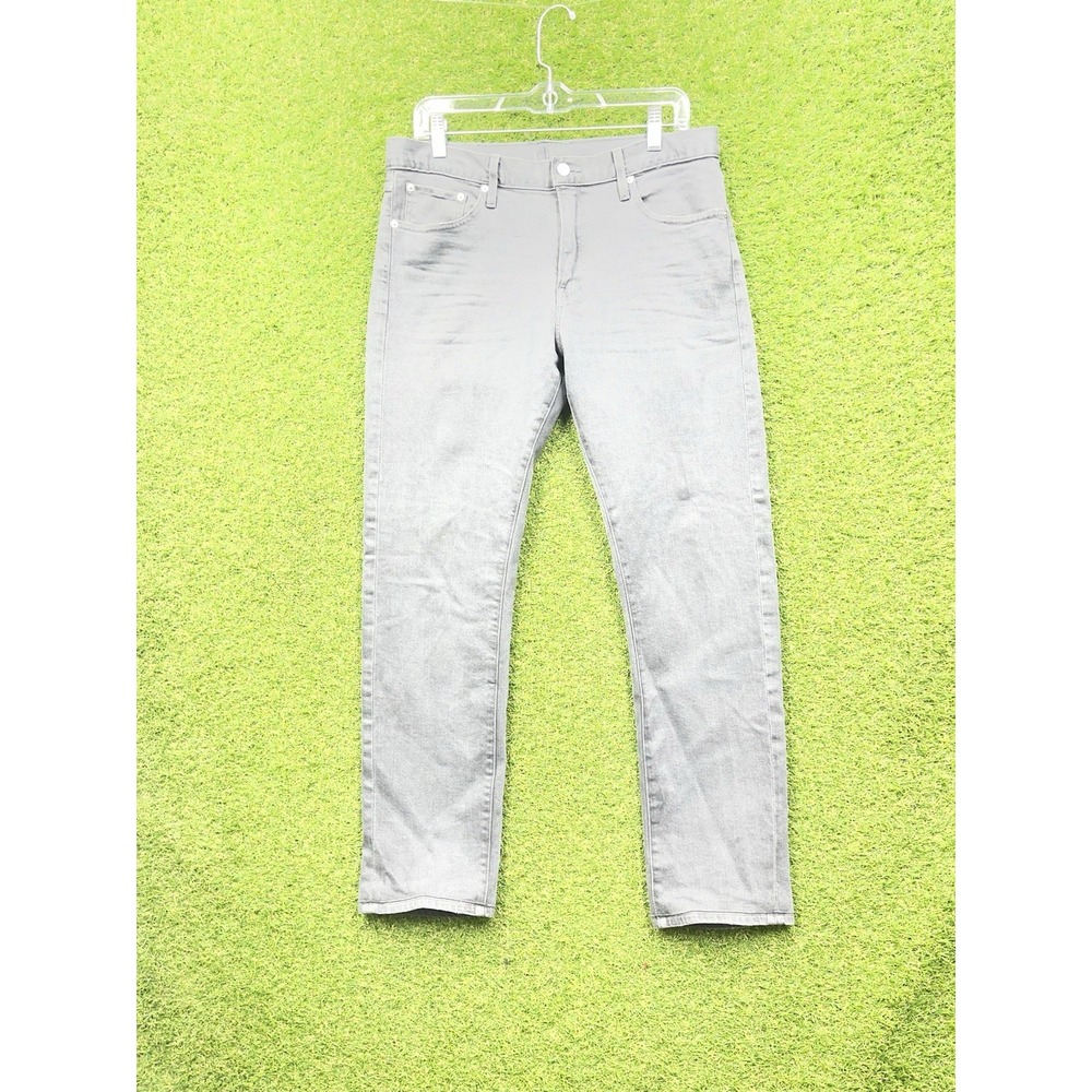 SMN The Hunter Pants Mens 34 Standard Slim Twill 5 Pocket Casual Dark Gray